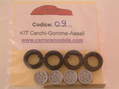 W43-09 Set Ruote Campagnolo per Ferrari Dino anni '60 '70 '80 1:43